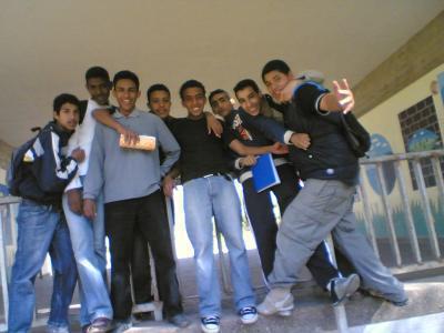 moi avec mes amis de classe